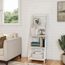 Load image into Gallery viewer, Home 4-Tier Freestanding Ladder Bookshelf
