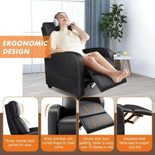 Load image into Gallery viewer, Massage Recliner Chairs with Padded Seat Backrest
