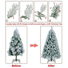 Load image into Gallery viewer, Clear Pre-lit Decorative Artificial Christmas Tree
