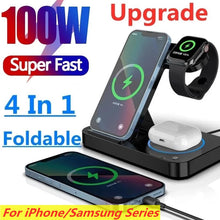 Load image into Gallery viewer, 4 in 1 Foldable Wireless Charging Station For iPhone
