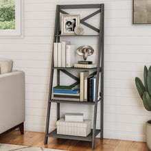 Load image into Gallery viewer, Home 4-Tier Freestanding Ladder Bookshelf
