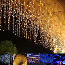 Load image into Gallery viewer, LED Icicle Curtain String Light Garland
