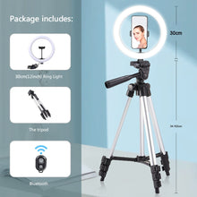 Load image into Gallery viewer, Led Selfie Ring Light With Tripod
