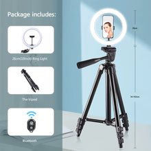 Load image into Gallery viewer, Led Selfie Ring Light With Tripod
