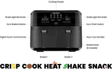 Load image into Gallery viewer, Double Basket Air Fryer Appliance
