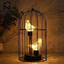 Load image into Gallery viewer, Vintage Birdcage Table Lamp
