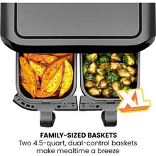 Load image into Gallery viewer, Double Basket Air Fryer Appliance
