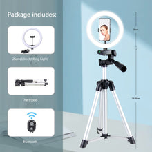 Load image into Gallery viewer, Led Selfie Ring Light With Tripod
