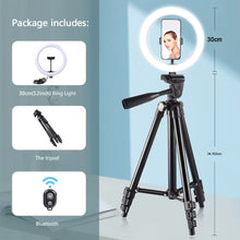 Load image into Gallery viewer, Led Selfie Ring Light With Tripod
