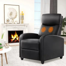 Load image into Gallery viewer, Massage Recliner Chairs with Padded Seat Backrest
