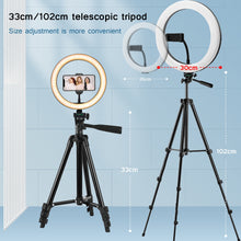 Load image into Gallery viewer, Led Selfie Ring Light With Tripod
