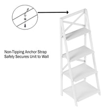 Load image into Gallery viewer, Home 4-Tier Freestanding Ladder Bookshelf
