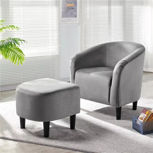 Load image into Gallery viewer, Fashion Accent Chair and Ottoman
