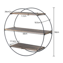 Load image into Gallery viewer, 3 Tier Mounted Floating Metal Shelves - lanceinternetenterprises
