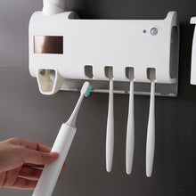 Load image into Gallery viewer, Multifunction Toothpaste Dispenser and Storage Holder
