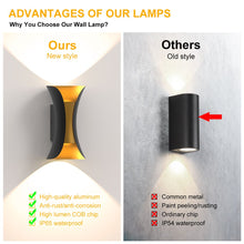 Load image into Gallery viewer, Led Outdoor Wall Sconce Lantern - lanceinternetenterprises
