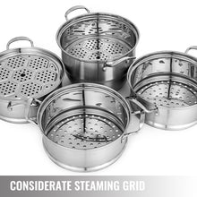 Load image into Gallery viewer, 5 Layer Food Steamer Stainless Steel Stock Pot - lanceinternetenterprises
