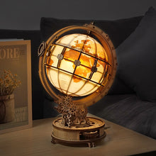 Load image into Gallery viewer, Luminous Wooden Globe Light
