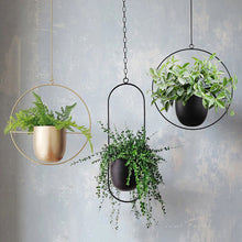 Load image into Gallery viewer, Metal Chain Hanging Plant Pot - lanceinternetenterprises
