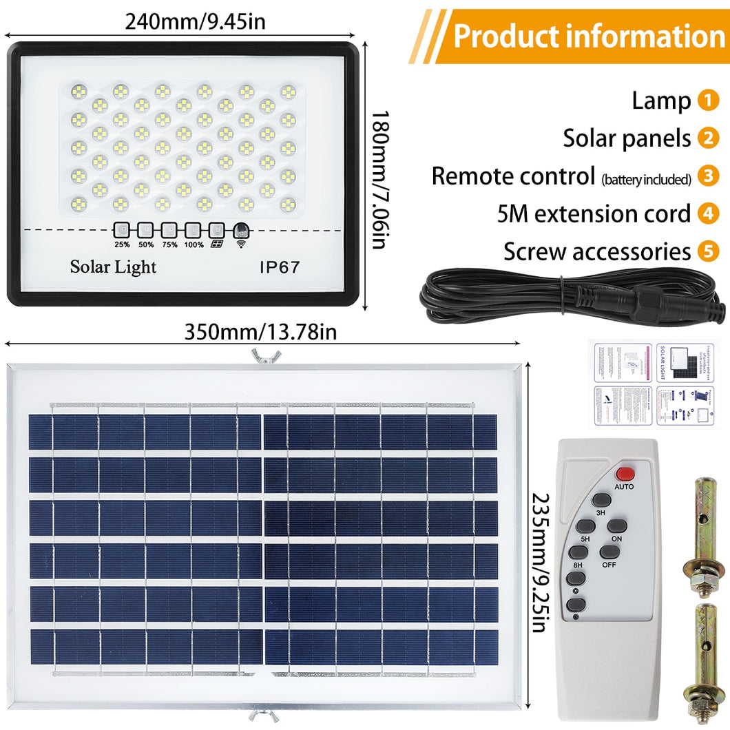 Waterproof Solar Spotlight