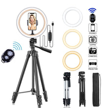 Load image into Gallery viewer, Led Selfie Ring Light With Tripod
