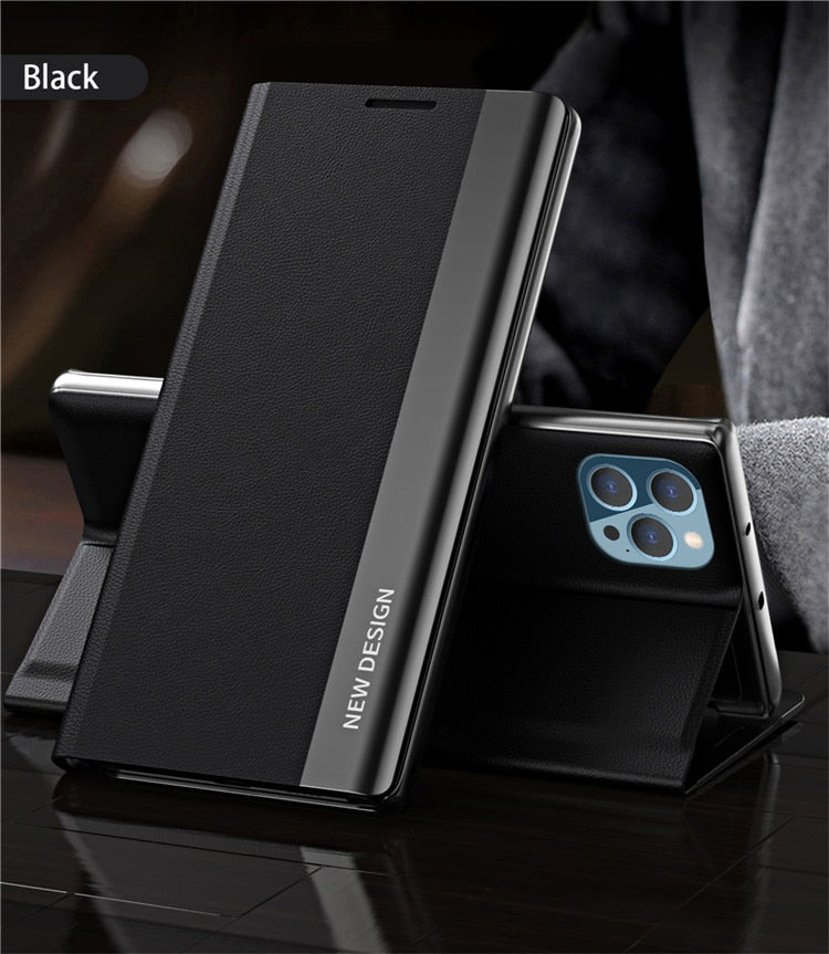 Magnetic Flip Case For iPhone