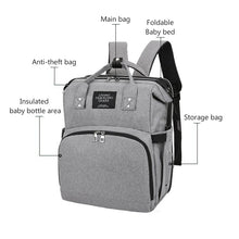 Load image into Gallery viewer, Multifunctional Diaper Bag - lanceinternetenterprises
