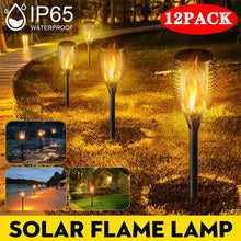 Load image into Gallery viewer, Solar Flame Torch Flickering Light
