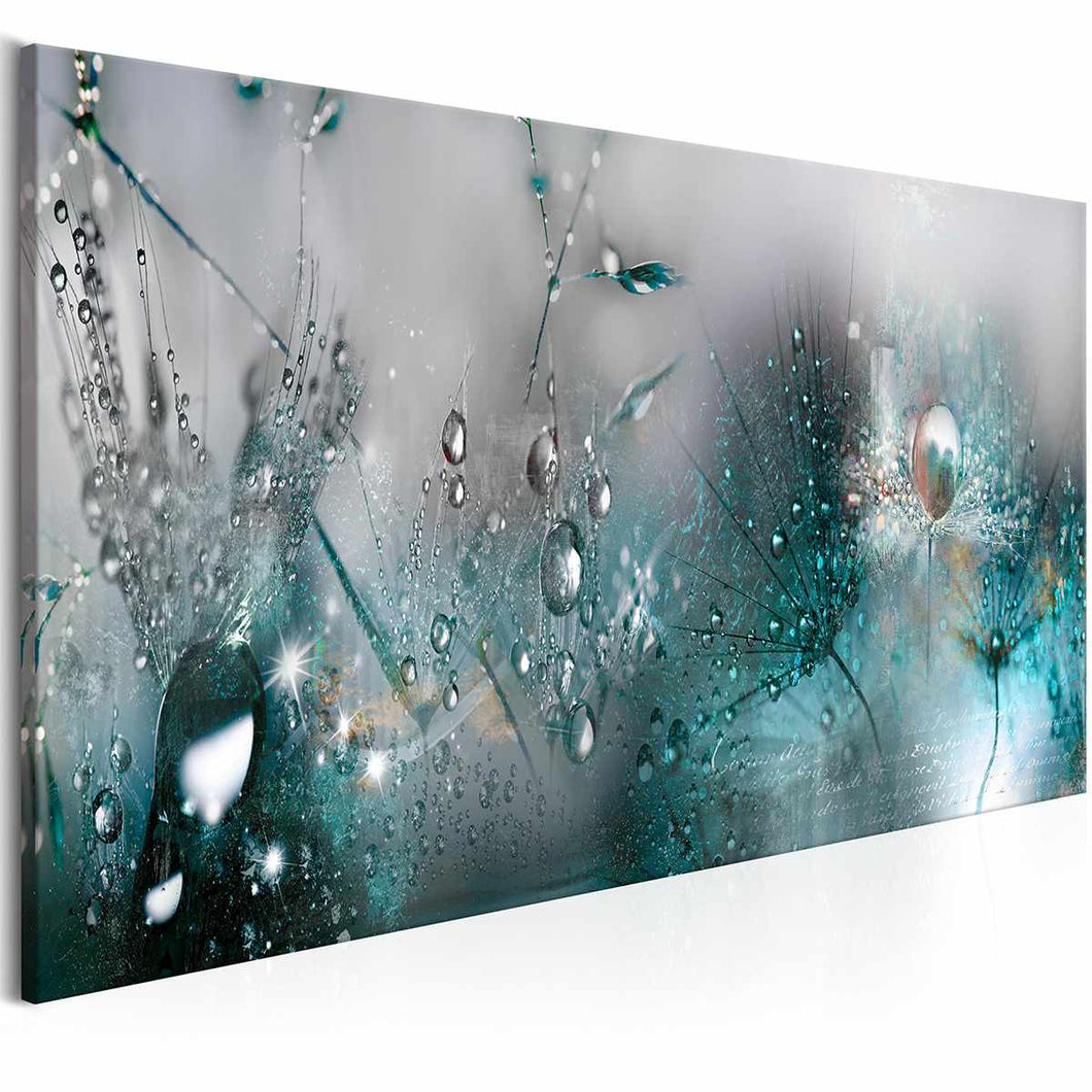 Water Drops Dew Beads Print Canvas Painting - lanceinternetenterprises