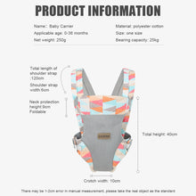 Load image into Gallery viewer, Baby Carrier Portable Ergonomic Backpack
