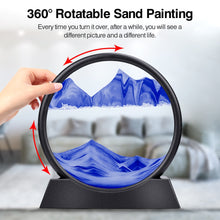 Load image into Gallery viewer, 3D Hourglass Deep Sea Sandscape In Motion Display
